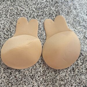 Adhesive Silicone Strapless Bra Cups - Nude